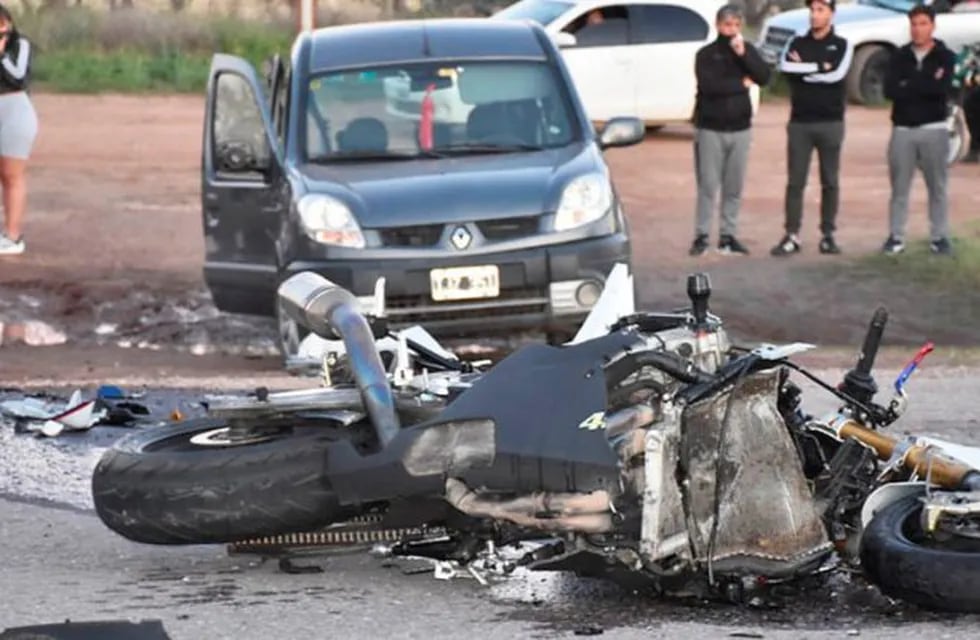 Falleció un motociclista en un choque (El Diario)
