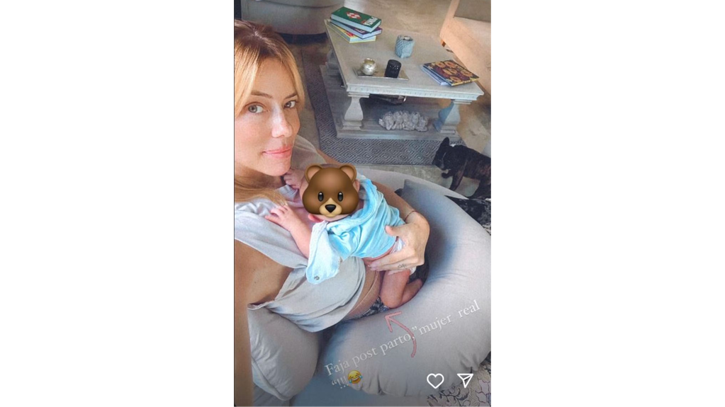 La foto de "mujer real" que muestra Nicole en su postparto.
