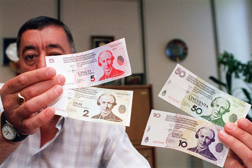 Las Lecops fueron implementadas por el Gobierno de Frenando De la Rúa para tener la liquidez que necesitaba. Equivalía a un peso argentino. 
FOTO: JOSE GUTIERREZ / LOS ANDES