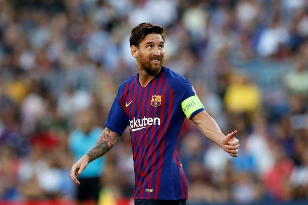 Lionel Messi fue la gran figura del partido. Foto: AP.