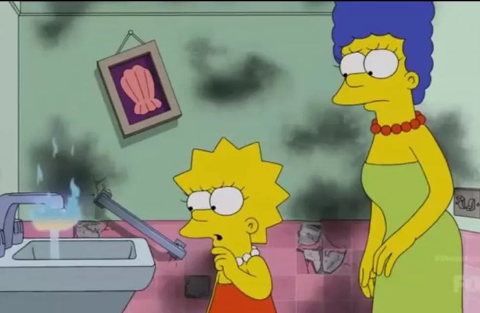 Los Simpsons describen al fracking como algo bien nocivo.