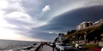 Clima en Mar del Plata: Otra vez la lluvia en la ciudad