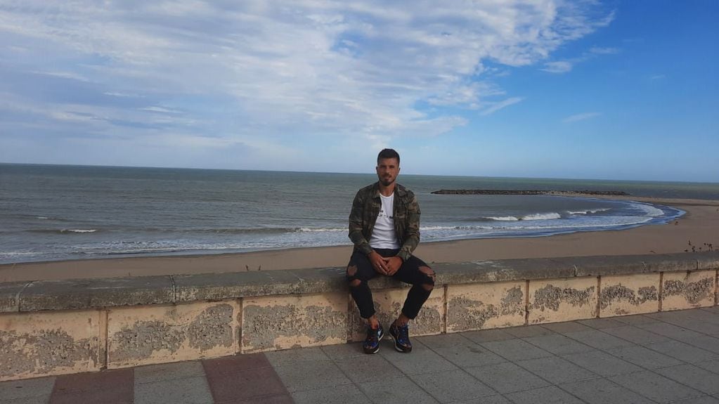 El jugador de Lamadrid pasó un fin de semana en Mar del Plata