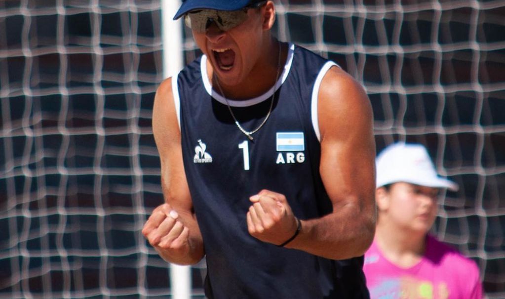 Ramiro Sancer debuta en el Mundial U19 de Beach Volley.