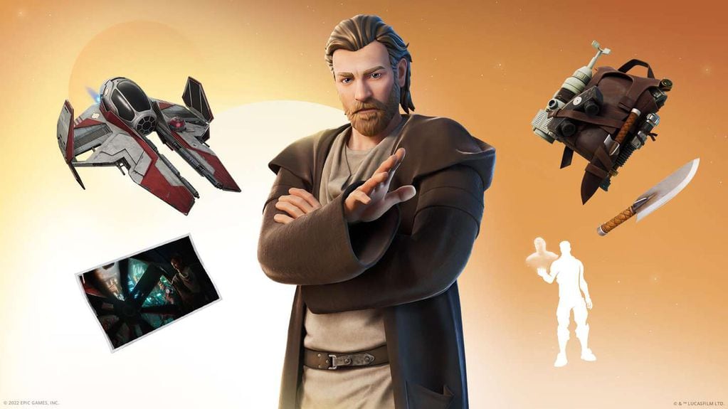 Llega Obi-Wan Kenobi y Fortnite tiene una sorpresa especial para los fanáticos