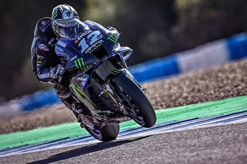 Maverick Viñales (Yamaha) fue el más rápido en los ensayos comunitarios oficiales que MotoGP concretó esta semana en Jerez. Con la M1, el español se mostró contundente.