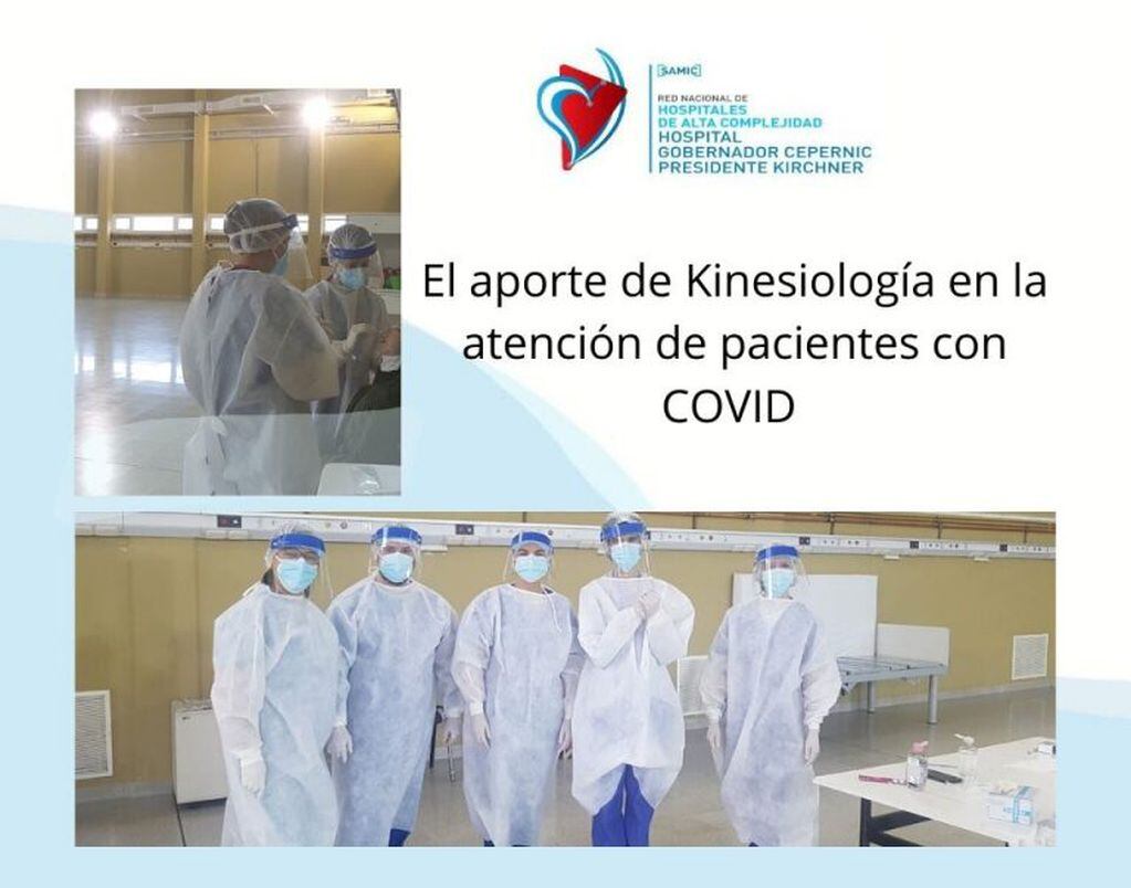 SAMIC agradece al Servicio de Kinesiología por su colaboración en pandemia.
