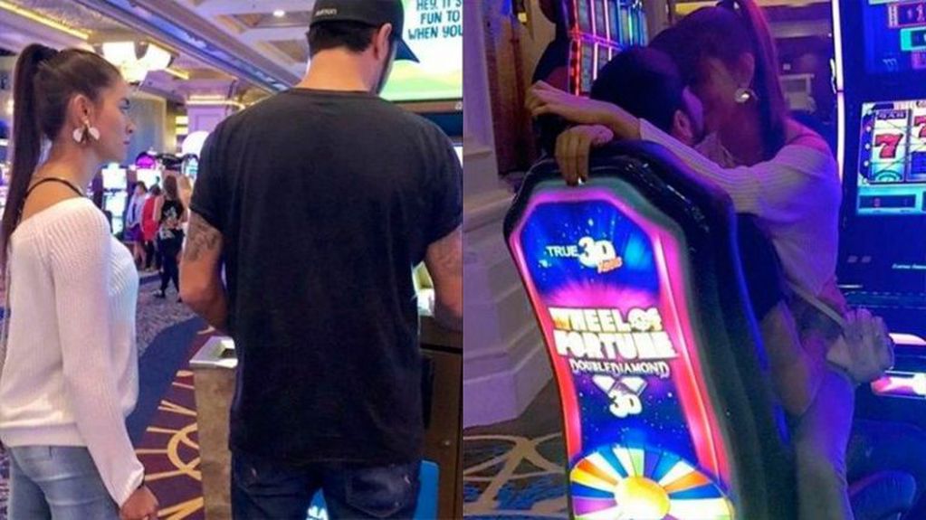 En octubre salieron a la luz fotos que ya mostraban a Eduardo Cruz junto a Eva de Dominici en un casino de Las Vegas