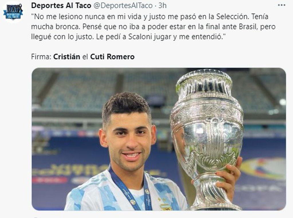El ex Belgrano fue campeón en Brasil y pasa unos días en Córdoba.