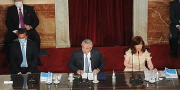 Alberto Fernández inaugura las sesiones ordinarias del Congreso