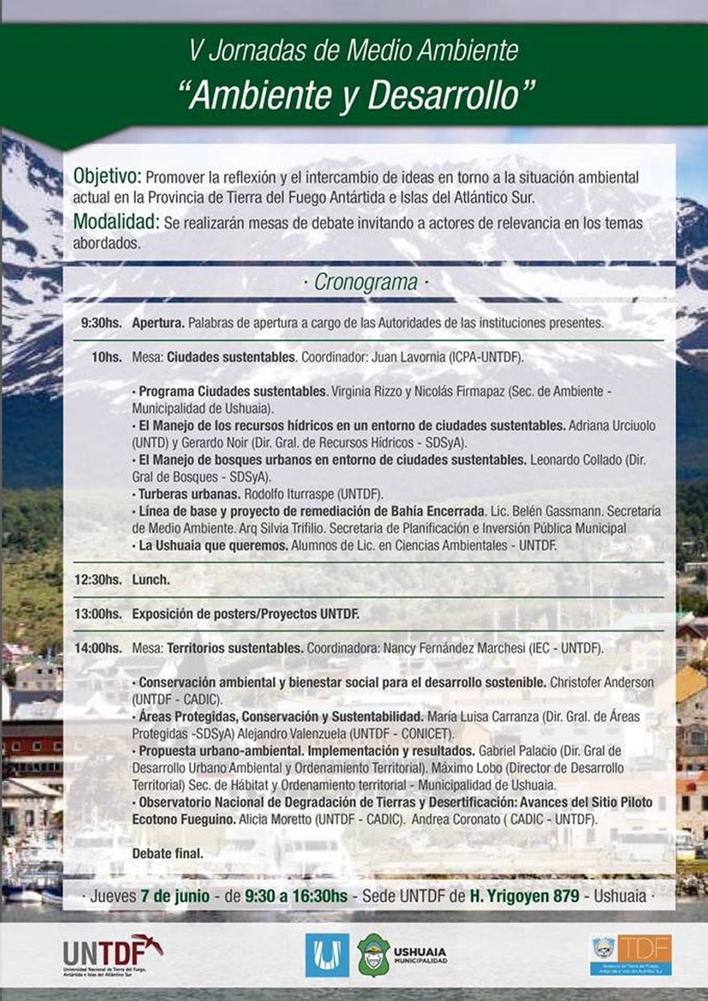 Medio Ambiente y Desarrollo Sustentable Ushuaia