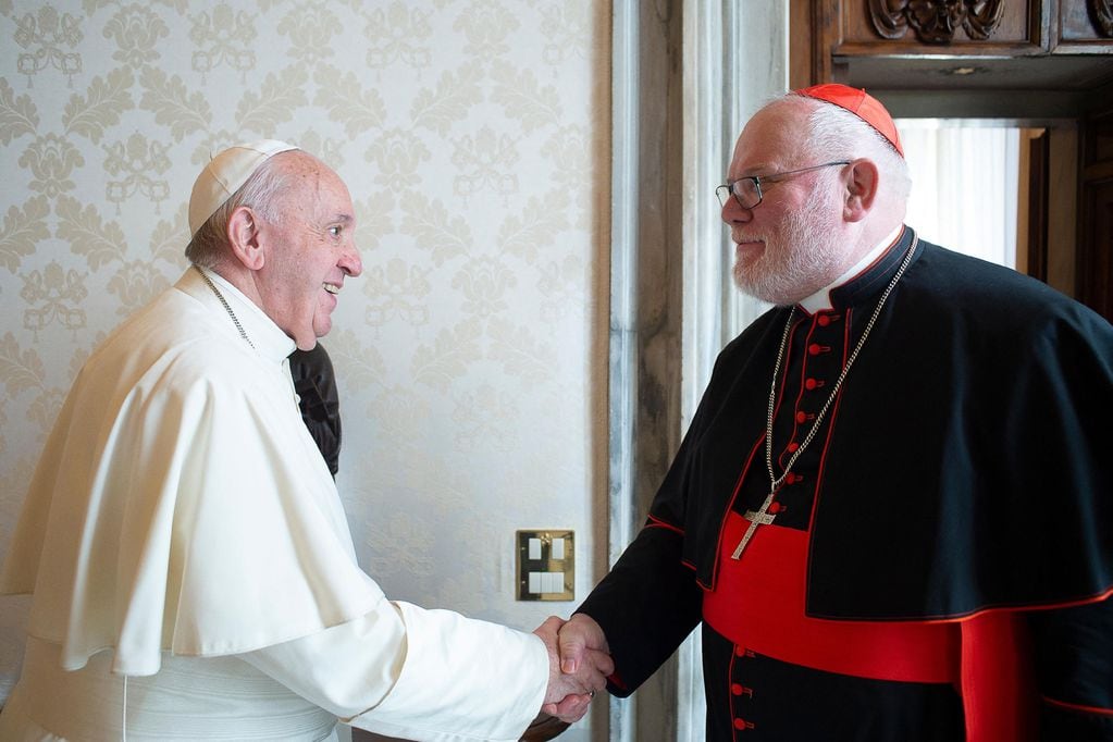 El papa Francisco junto al cardenal Reinhard Marx