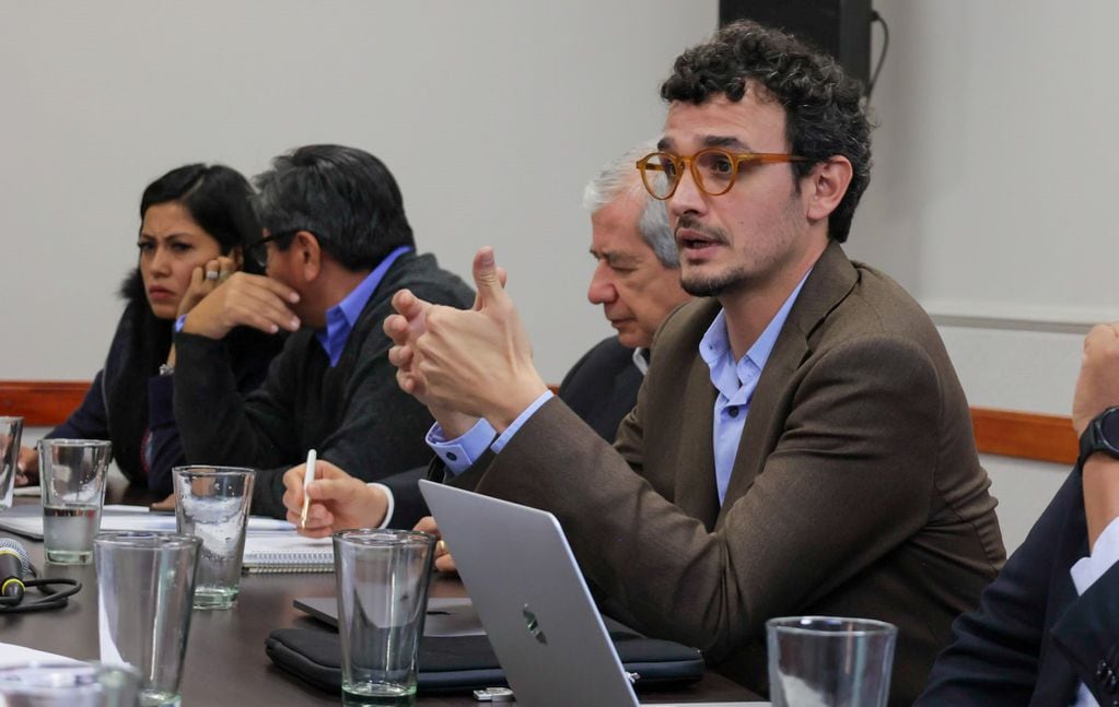 El convencional Gastón Morales, presidente de la Comisión de Nuevas Declaraciones, Derechos, Deberes y Garantías.