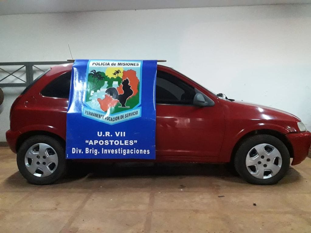 Automóvil robado en Posadas fue recuperado en Apóstoles.