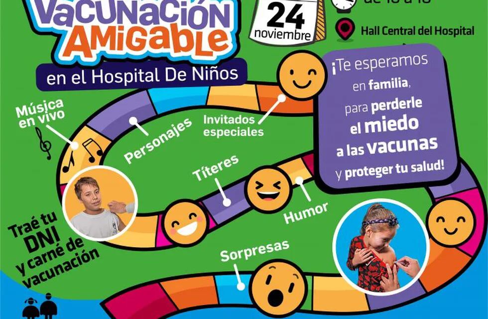 Jornada de vacunación Hospital de Niños