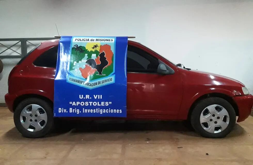 Automóvil robado en Posadas fue recuperado en Apóstoles.