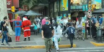 Compras en el centro de Mendoza