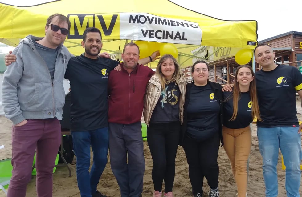 Primavera en Claromecó:  Candidatos del Movimiento Vecinal acompañaron a los jóvenes
