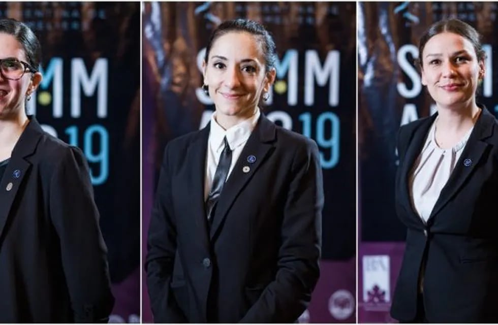 Finalistas del concurso Mejor Sommelier de Argentina 2019.