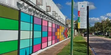 Rafaela sumó un nuevo mural: en Limansky S.A., en calle M. M. Zavalla de barrio Güemes.