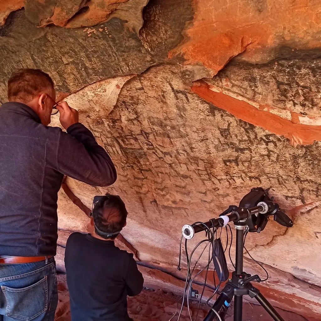 Un proyecto coordinado por la Secretaría de Cultura, a través de su Dirección de Patrimonio, trabaja en el plan de conservación del sitio Inca Cueva.