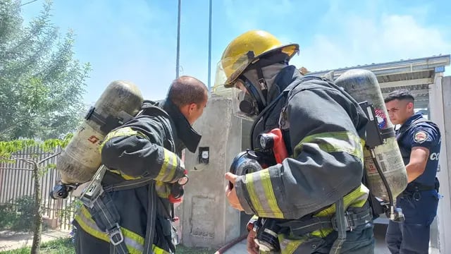 Incendio en vivienda prefabricada