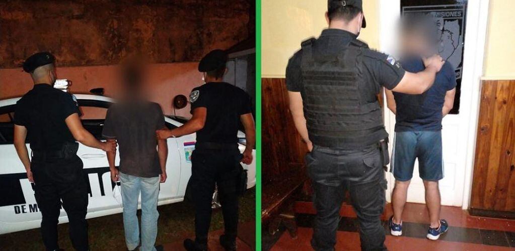 Varios operativos y dos hombres detenidos que se hallaban prófugos de la Justicia en Oberá y Colonia Guaraní.