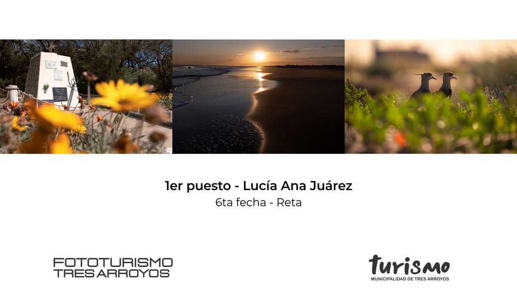 Ganadores de la 6ta fecha del Fototurismo Tres Arroyos 2022 que se llevó a cabo en Reta