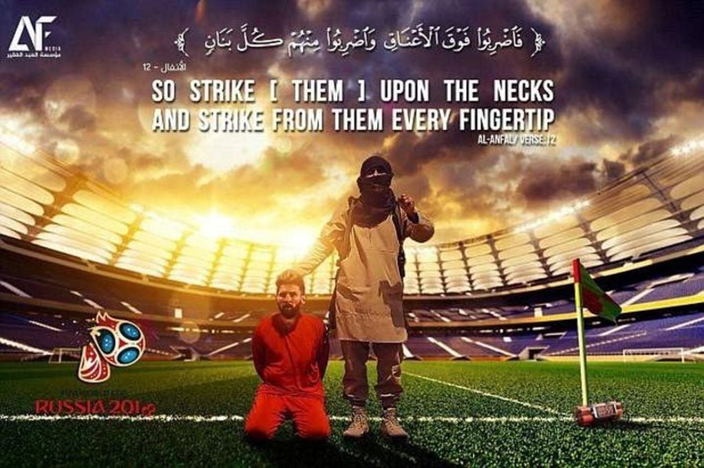 Amenzas del ISIS contra Messi