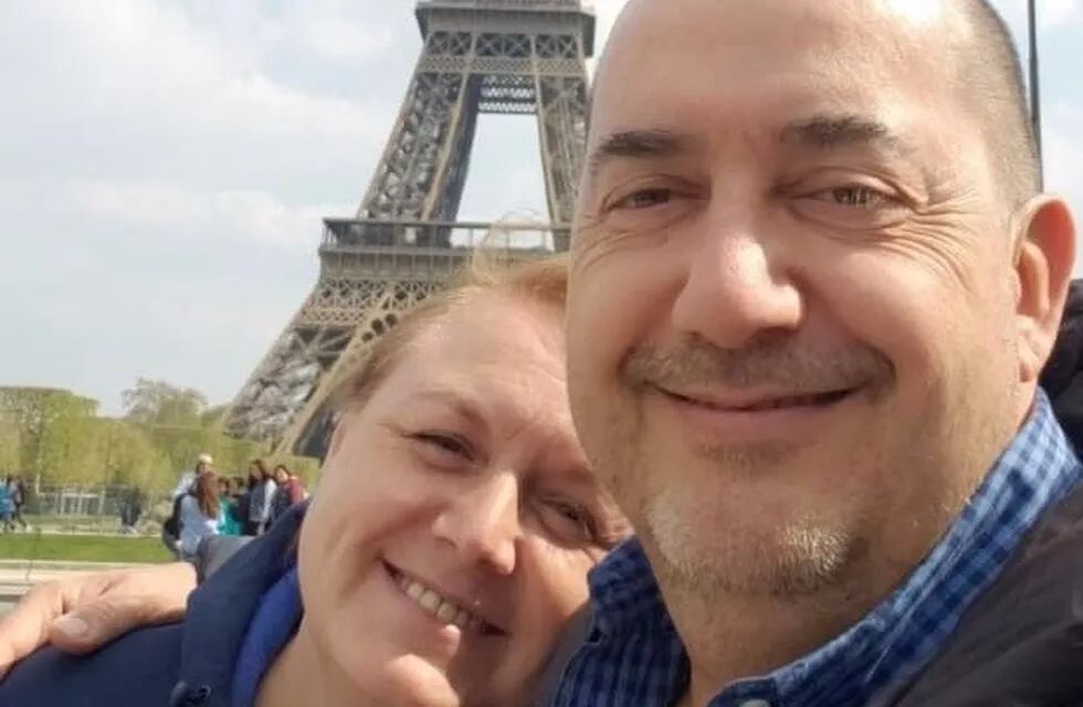 La pareja que vio de cerca el incendio en Notre Dame.