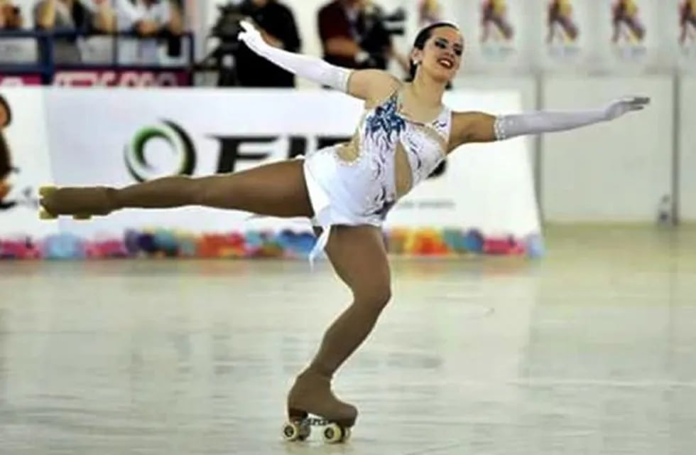 Cecilia Liendo, patinadora de Talleres