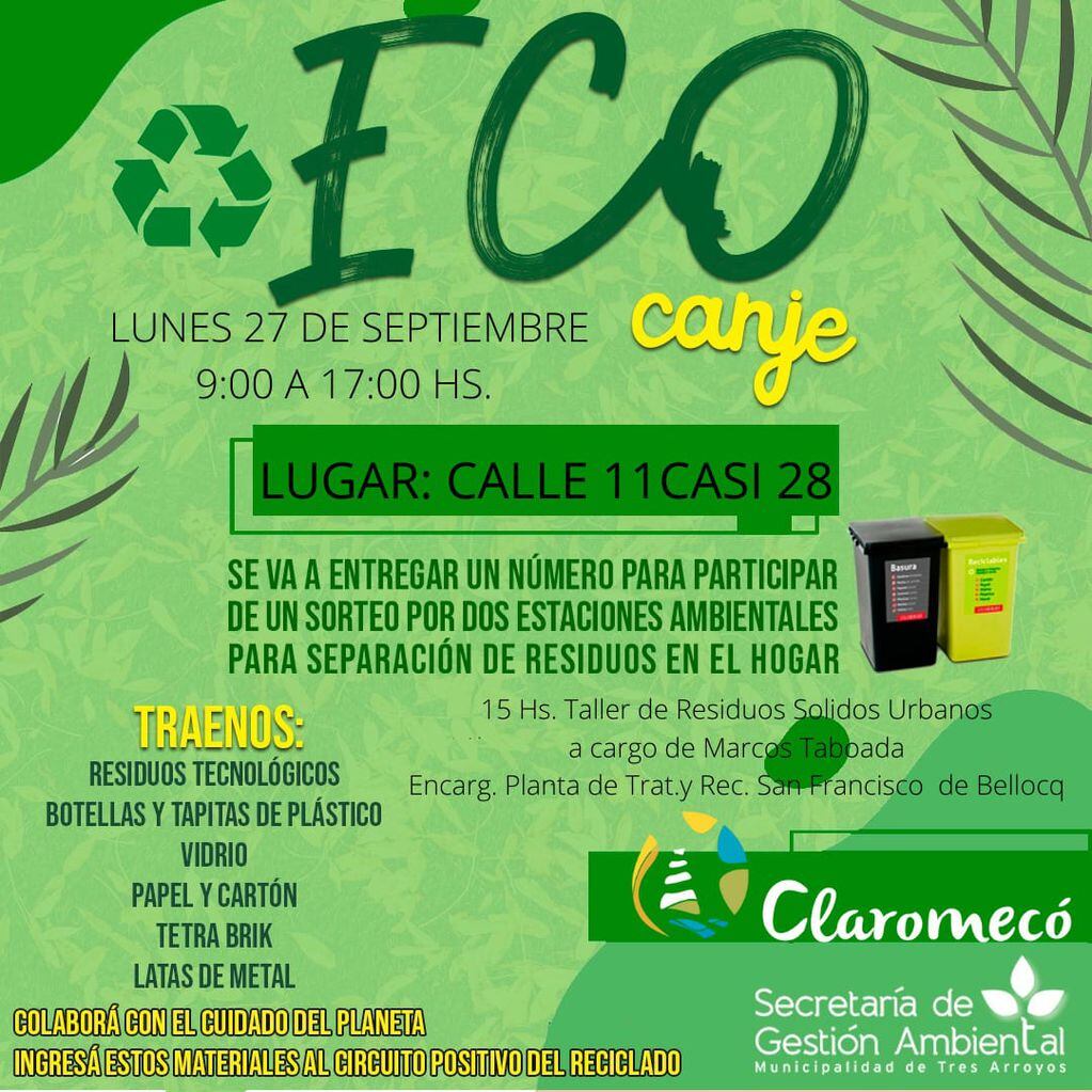 Actividades en Claromecó por el Día de la Conciencia Ambiental