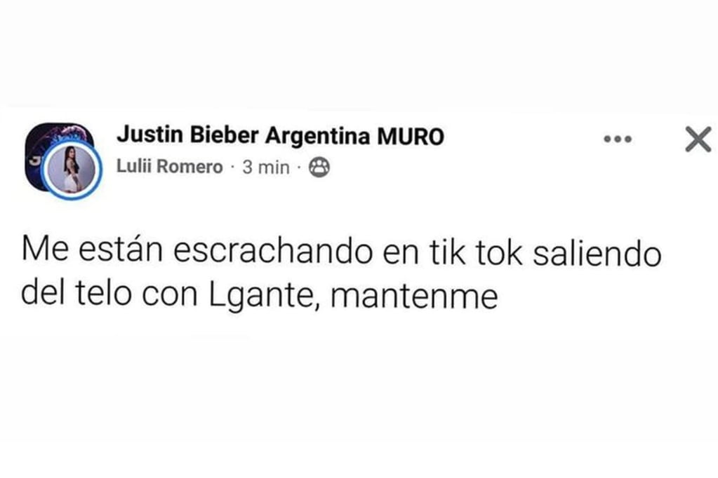 El mensaje de Luli Romero tras la filtración del video.