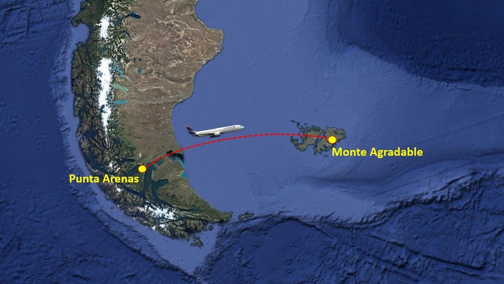 Antes de la Pandemia, se realizaban vuelos regulares hacia Malvinas. Chile es un aliado histórico del país europeo.