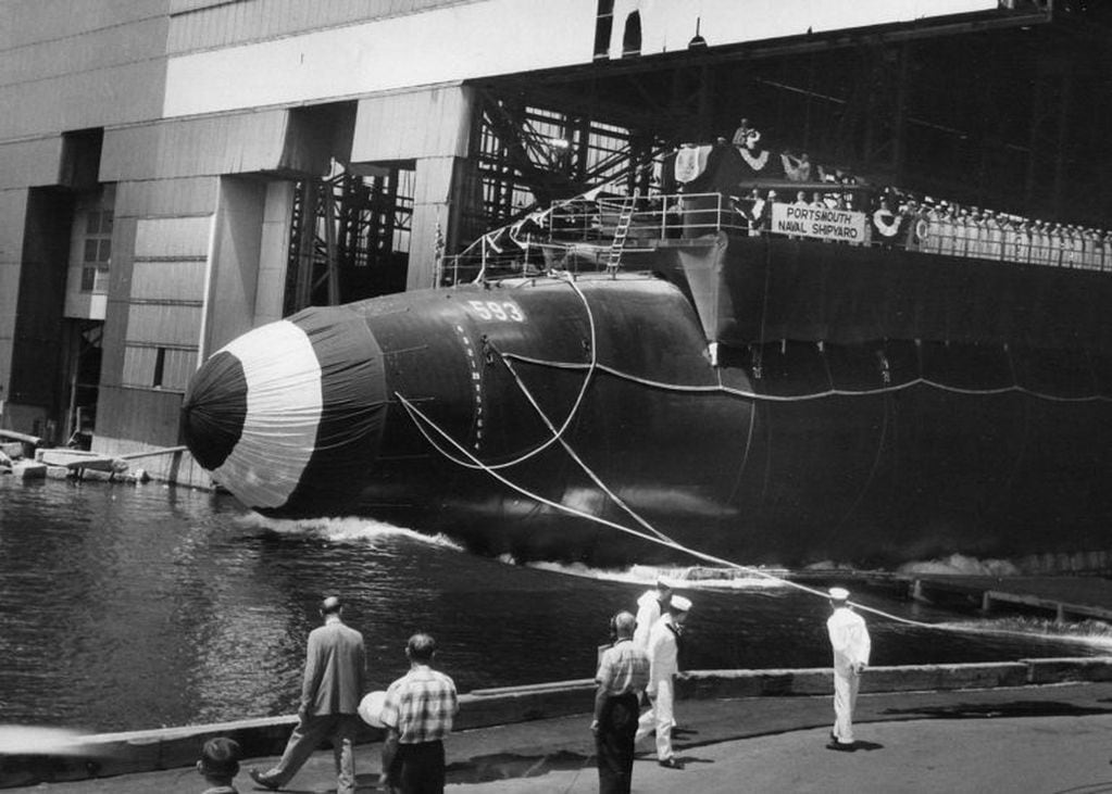 El submarino Thresher (AP)