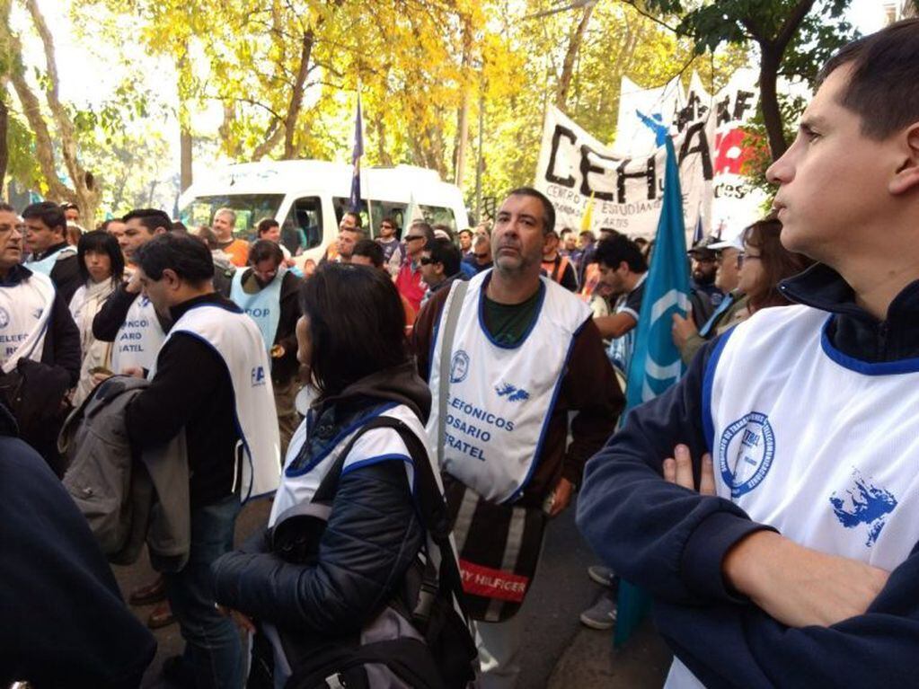 la segunda Marcha Federal Educativa pasó por Rosario.