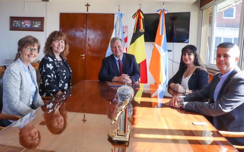 Visita del Embajador de Bélgica en Argentina