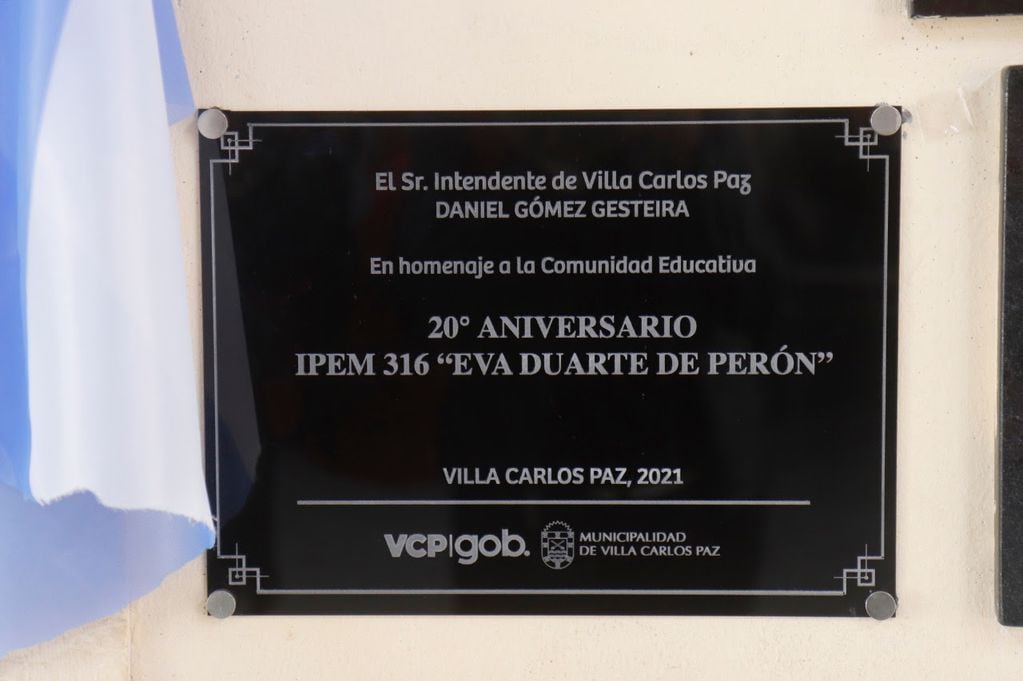 20° aniversario del IPEM 316 Eva Duarte de Perón de Carlos Paz.