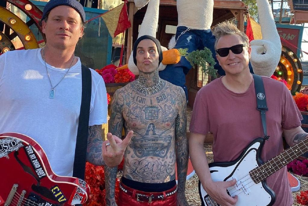 Blink 182 canceló su presentación para el Lollapalooza 2023. (Instagram Travis Barker)