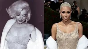 Kim Kardashian usó el vestido de Marilyn Monroe
