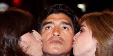 Dalma y Gianinna Maradona expresaron su furia este domingo luego de conocerse los mensajes de WhastApp de Leopoldo Luque.