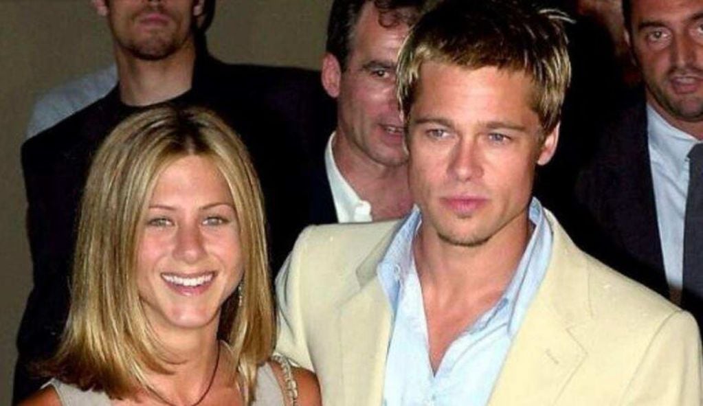 Jennifer Aniston y Brad Pitt, en sus tiempos de gloria. (Web)