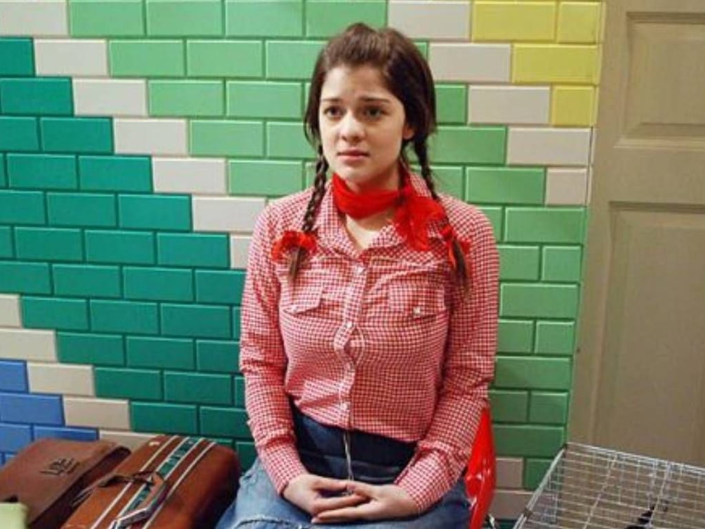 Daniela Aita interpretó a Caridad en la novela "Casi Ángeles" de Cris Morena.