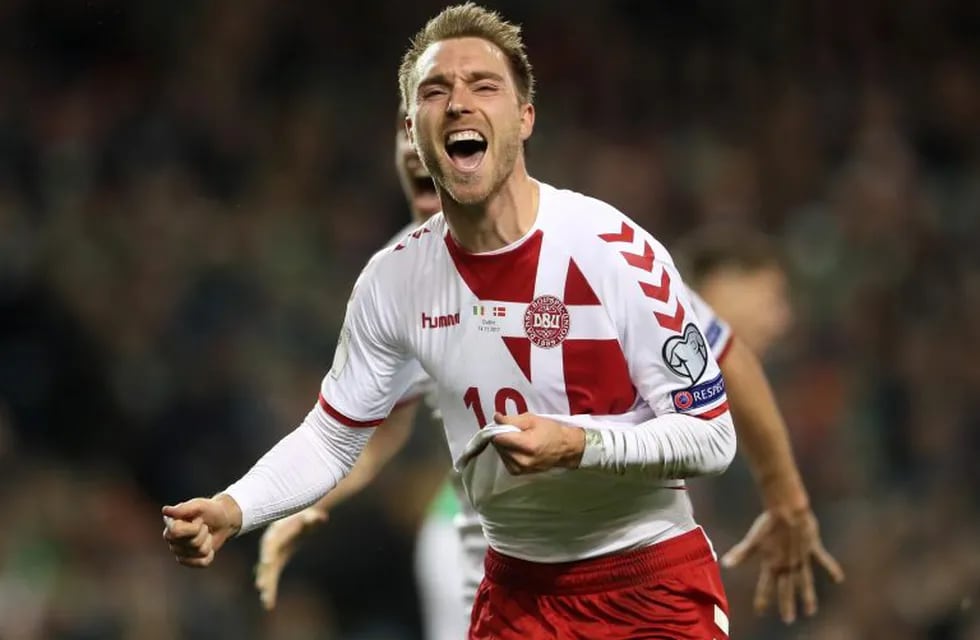 Dinamarca goleó a Irlanda y se clasificó al Mundial de Rusia 2018\nFoto: Brian Lawless/PA Wire/dpa