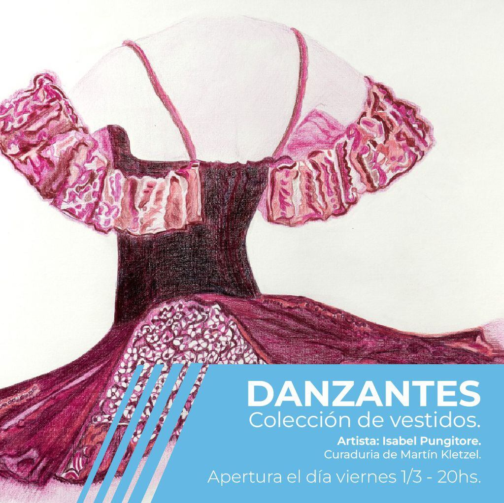 Danzantes: Colección de vestidos de Isabel Pungitore en el Museo Mulazzi de Tres Arroyos