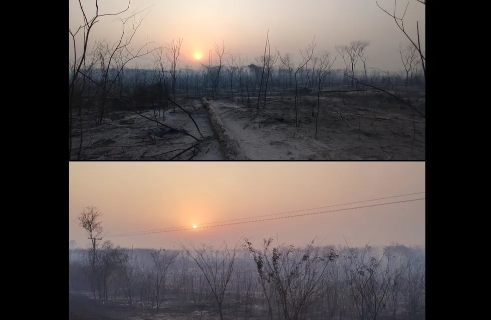 Los incendios forestales incineraron varios  miles de hectáreas en Jujuy esta semana.