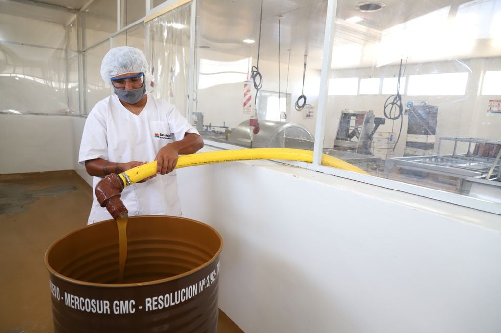 Entre diciembre de 2020 y enero 2021 los apicultores sanrafaelinos acudieron a la sala de extracción municipal y procesaron cinco toneladas de miel. 