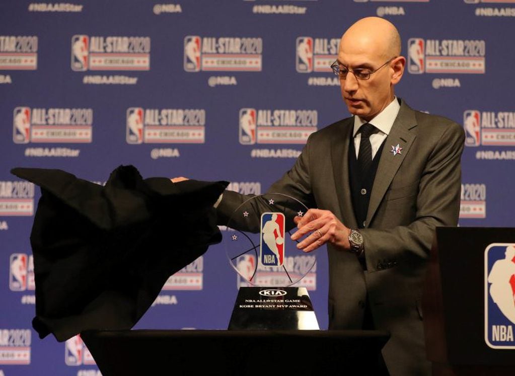 El comisionado de la NBA, Adam Silver (Foto: Dennis Wierzbicki-USA TODAY Sports)