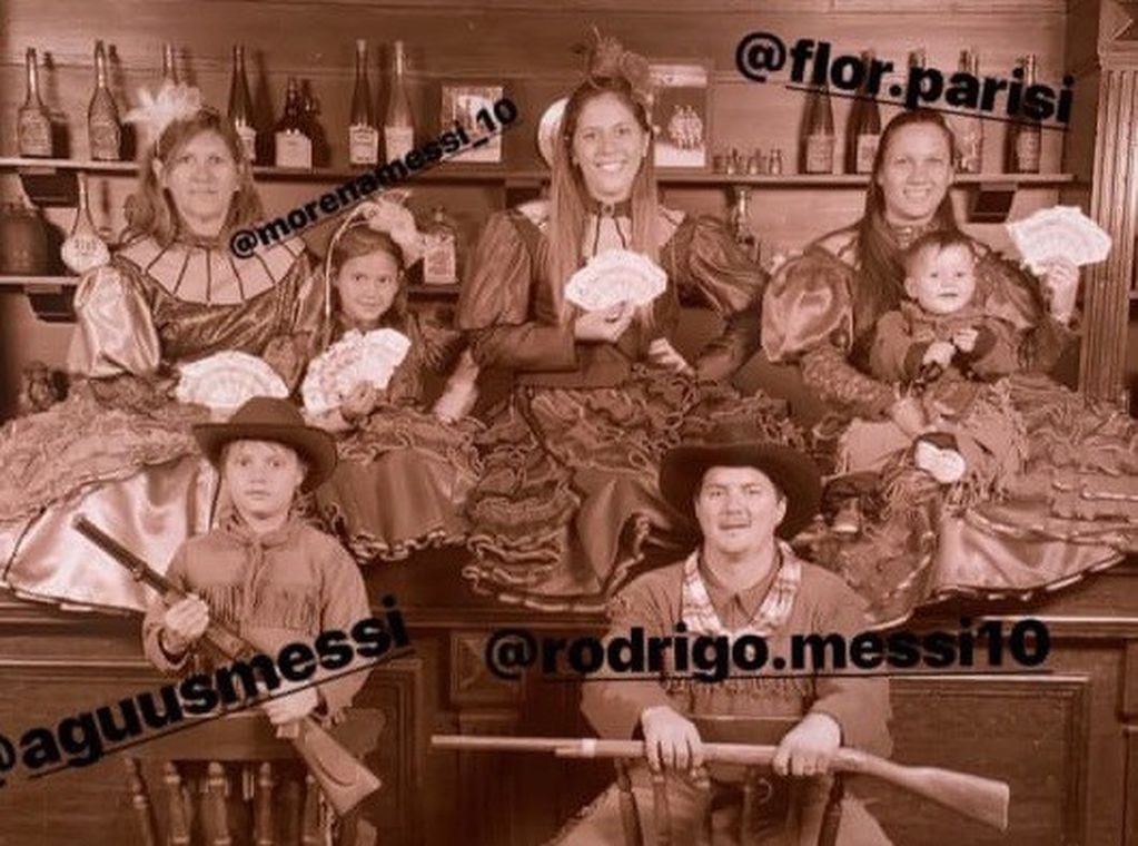 María Sol Messi publicó una foto rero de la familia Messi. (Instagram)