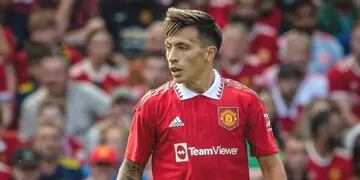 Lisandro Martínez en el Manchester United